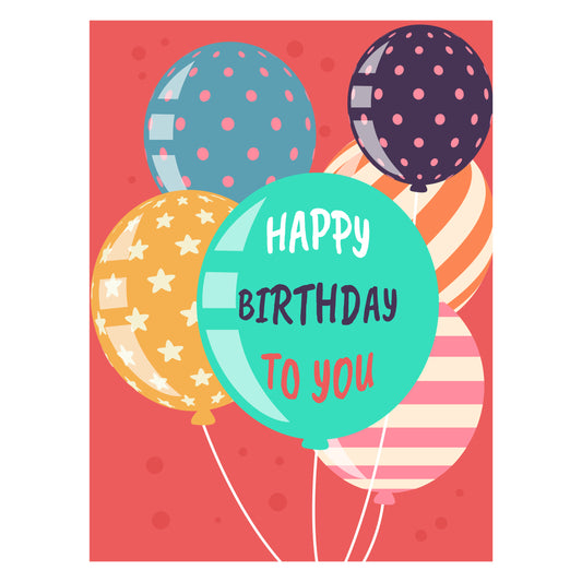 Large 12x9 Birthday Cards 10-Pack – Oversized Greeting Cards with Printed Message
