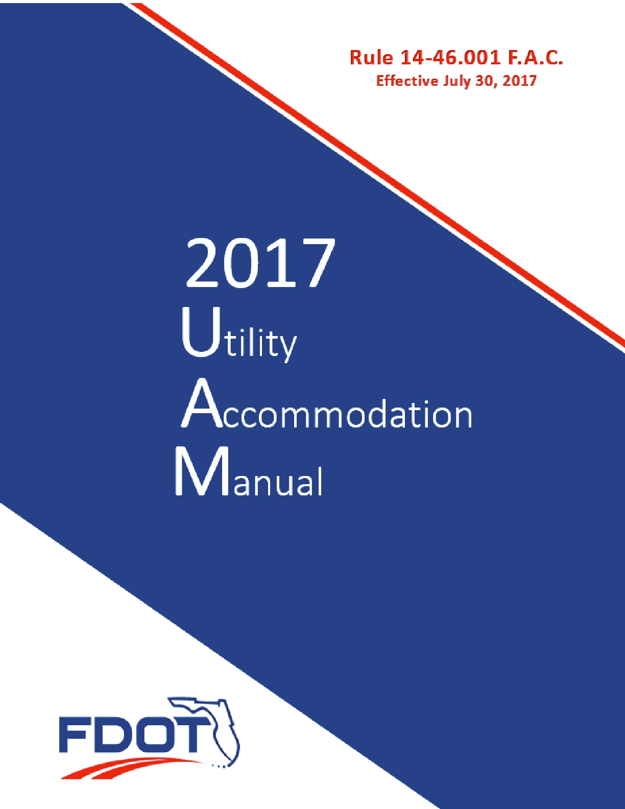 Utility Accommodation Manual, 2017